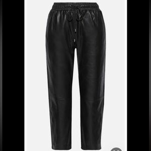 Walter Baker Minh Leather Jogger Crop Pants